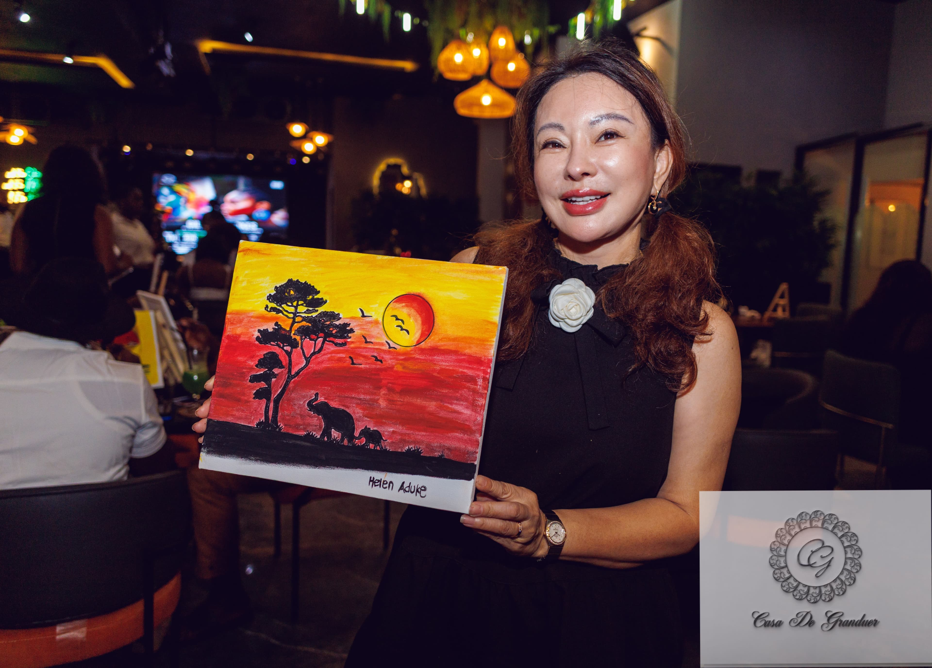 Gilded Strokes Sip and Paint